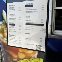 El Cevichon Mariscos - Menu as of July 2025