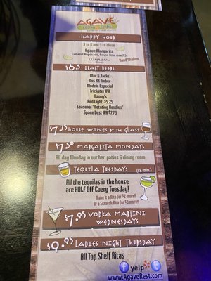 Menu photo 1 Agave Cocina & Cantina Kent, WA Menu photo 1 Agave Cocina & Cantina Kent, WA