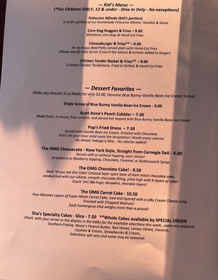 Menu photo 2 The Lake House Santee, SC Menu photo 2 The Lake House Santee, SC