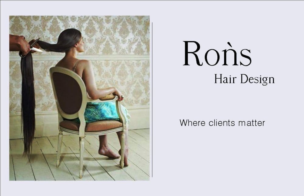 Ron's Hair Design Logo