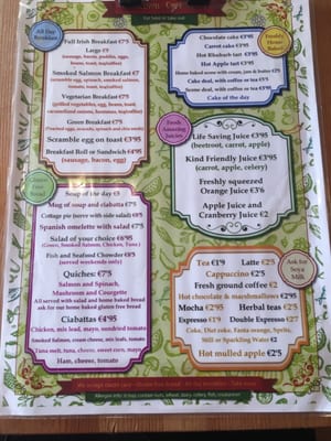 Menu photo 4 Cathedral Cafe Dublin, D