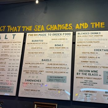 Salt - Menu - Breakfast & Brunch Near Me - Lincoln City, Oregon Salt - Menu - Breakfast & Brunch Near Me - Lincoln City, Oregon