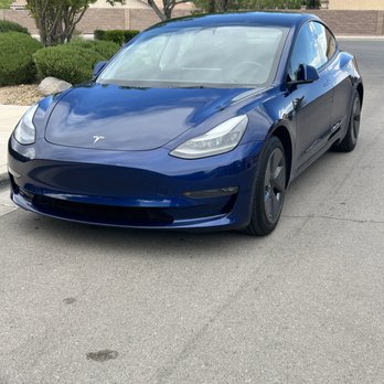 Mr Sudz - Mobile Detail - Blue Tesla car - Auto Detailing Near Me Mr Sudz - Mobile Detail - Blue Tesla car - Auto Detailing Near Me