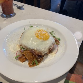 Grain and Cane - Grilled Chicken Chilaquiles* - American Near Me - Berkely Heights, New Jersey
