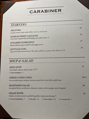 Menu photo 1 Carabiner Lounge Big Sky, MT Menu photo 1 Carabiner Lounge Big Sky, MT