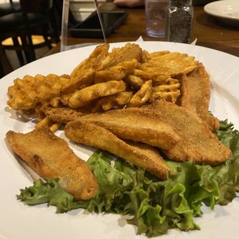 Maumee Bay Brewing - A very sad overcooked portion of perch for the princely sum of $23. Fries were tough and cold. - Brewpubs Near Me - Toledo, Ohio Maumee Bay Brewing - A very sad overcooked portion of perch for the princely sum of $23. Fries were tough and cold. - Brewpubs Near Me - Toledo, Ohio