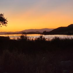 Lake Skinner Camp Grounds - Beautiful sunset