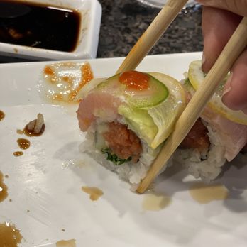 Ami Sushi - Baja Yellowtail Roll. ***** So perfect. - Sushi Bars Near Me - Santa Ana, California Ami Sushi - Baja Yellowtail Roll. ***** So perfect. - Sushi Bars Near Me - Santa Ana, California