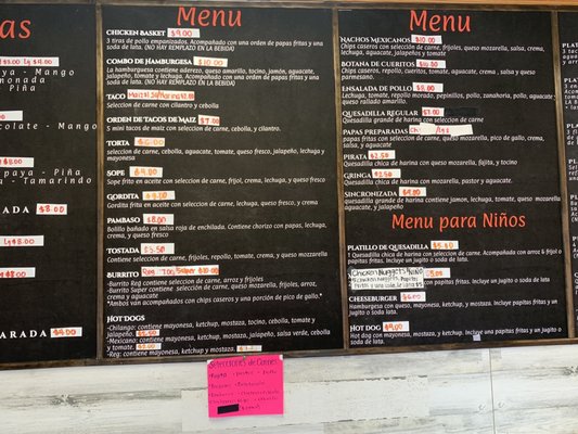 Menu photo 1 Refrequeria Las Fuentes Pasadena, TX