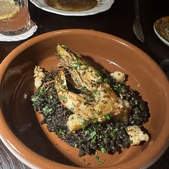 Sparrow Wine Bar - Arroz negro with prawns - Wine Bars Near Me - Orlando, Florida Sparrow Wine Bar - Arroz negro with prawns - Wine Bars Near Me - Orlando, Florida