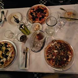 Everyone's pizzas. Not sure what my friends ordered.