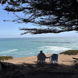 Our view from a cliff overlooking the ocean at Leffongwell. Our view from a cliff overlooking the ocean at Leffongwell.