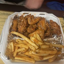 Miami Heat Wings and Seasoned Fries Miami Heat Wings and Seasoned Fries