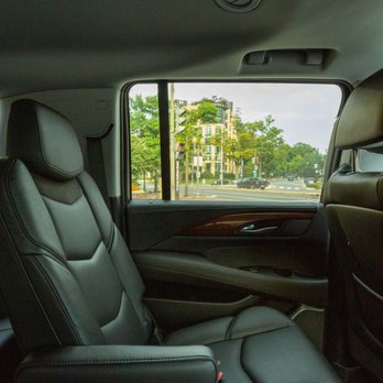 On Time Limousine - Interior shot of the Escalade - Limos Near Me