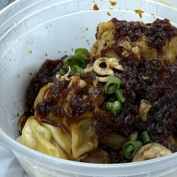 Shanghai 21 - D13. Szechuan Style Wonton (8) - Shanghainese Near Me - New York, New York