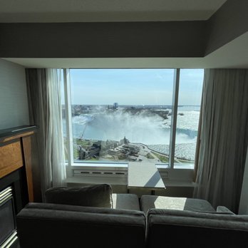 Niagara Falls Marriott Fallsview Hotel & Spa - Falls view with a fire. - Hotels Near Me - Niagara Falls, Ontario Niagara Falls Marriott Fallsview Hotel & Spa - Falls view with a fire. - Hotels Near Me - Niagara Falls, Ontario
