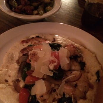 The Fireside Restaurant - Shrimp and Grits and Bacon Brussels Sprouts! - Cajun/Creole Near Me - Egg Harbor, Wisconsin