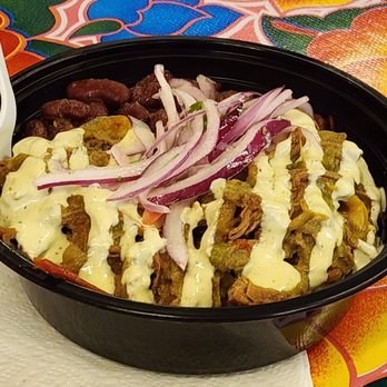 Bad Chancla - Example of one of the takeout bowls (6/7/26) - Latin American Near Me - Seattle, Washington