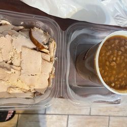 Bono’s Pit Bar-B-Q - Pound of juicy turkey and quart of beans