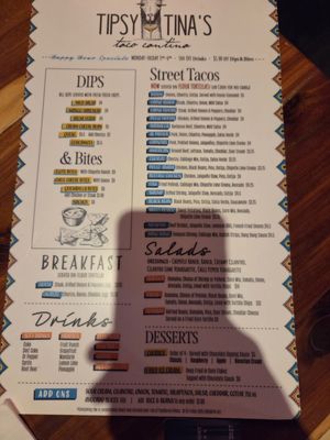 Menu photo 1 Tipsy Tina's Taco Cantina Lincoln, NE Menu photo 1 Tipsy Tina's Taco Cantina Lincoln, NE