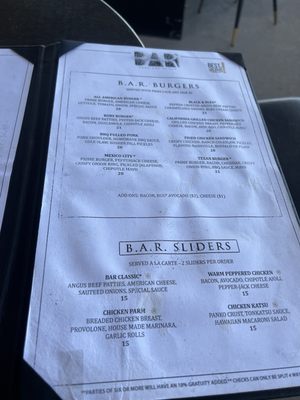 Menu photo 3 Born And Raised Las Vegas, NV