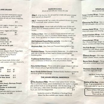 Antique Mall Cafe - The menu with prices (as of June 1, 2025). - Cafes Near Me - Little Mountain, South Carolina