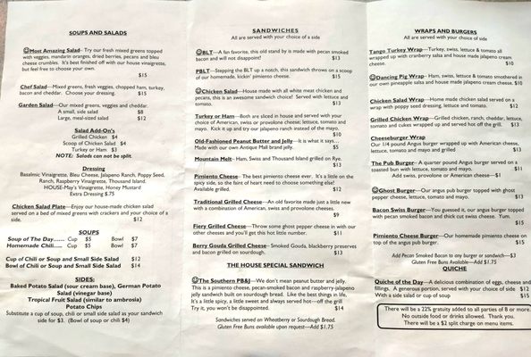 Menu photo 4 Antique Mall Cafe Little Mountain, SC