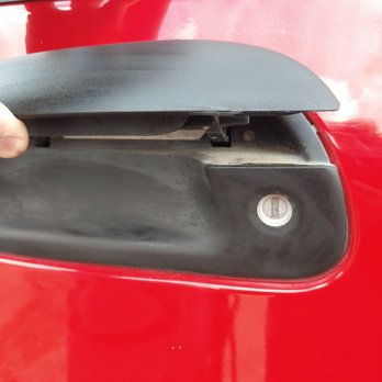 Bryan's Mobile Detail - Dirt in the exterior door handle - Auto Detailing Near Me