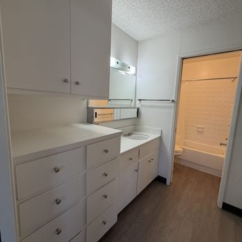 All Access Painting - After Photo: Unit Cabinet After being Repainted - Painters Near Me
