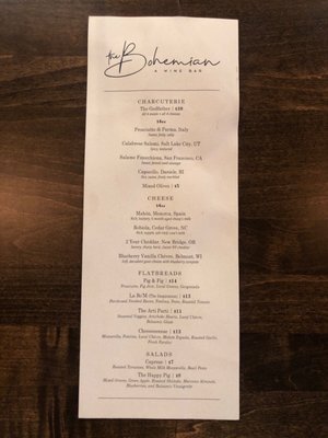 Menu photo 7 The Bohemian: A Wine Bar Charlotte, NC Menu photo 7 The Bohemian: A Wine Bar Charlotte, NC