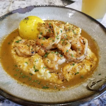 The Manship Wood Fired Kitchen - BBQ shrimp and grits lunch special. - New American Near Me - Jackson, Mississippi