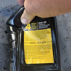 Cracked oil container