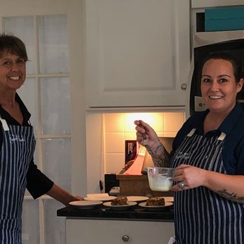 The Inn at English Meadows - Labor of love, preparing breakfast for their guests. - Hotels Near Me - Kennebunk, Maine The Inn at English Meadows - Labor of love, preparing breakfast for their guests. - Hotels Near Me - Kennebunk, Maine