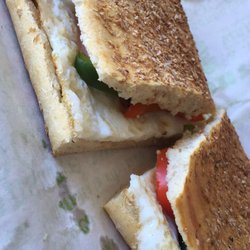 Green me - Sandwich de claras con pimientos