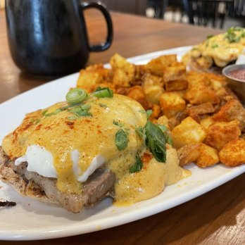 Wood Ash Rye - Eggs Benedict w/ brisket - New American Near Me - St. George, Utah