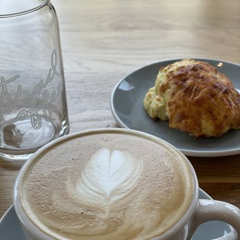 Trail Coffee Roasters - Cappuccino with soy and added an extra shot - Coffee Roasteries Near Me - Stockton, California