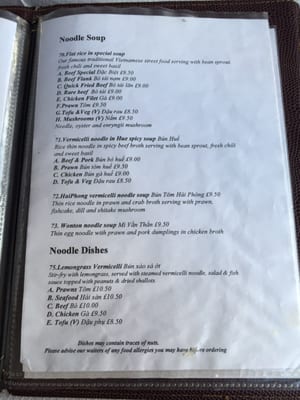 Menu photo 2 Tre Viet London, XGL