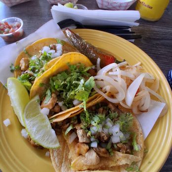 Mr Taco - 3 chicken tacos for $7.99 - Mexican Near Me - Redlands, California Mr Taco - 3 chicken tacos for $7.99 - Mexican Near Me - Redlands, California