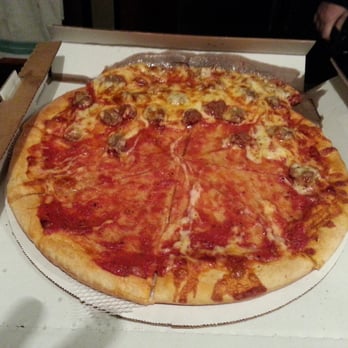 Eastern Style Pizza - Condition after delivery.  They refused to refund our money and the pizza was not edible.  Read my review. - Pizza Near Me - Chicago, Illinois