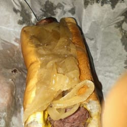 JJ Sausage Maxwell Street - Had to get a bite....
