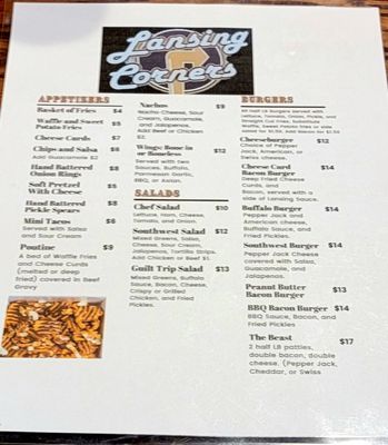 Menu photo 2 Lansing Corners Bar & Grill Austin, MN Menu photo 2 Lansing Corners Bar & Grill Austin, MN