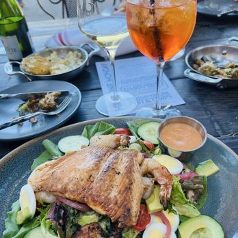 Milestone - Grilled Salmon Seafood Louis - American Near Me - El Dorado Hills, California Milestone - Grilled Salmon Seafood Louis - American Near Me - El Dorado Hills, California