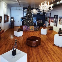Powder River Art Gallery - The main gallery upstairs.