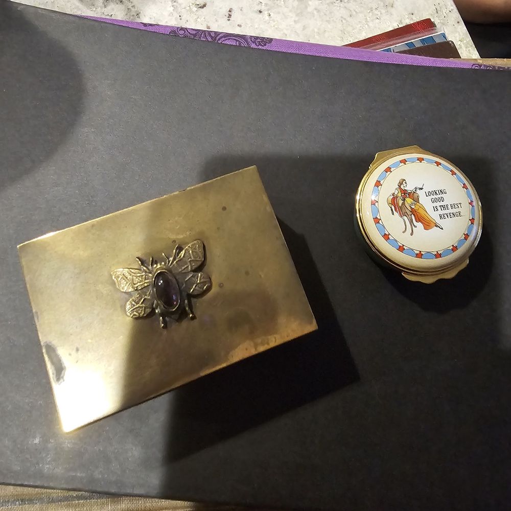 Davidson Antiques - Stamp box and trinket box - Antiques Near Me - Dania, Florida
