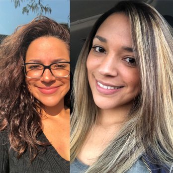 Capelli Salon - Before and after! I'm a blonde now! - Hair Salons Near Me - Kennewick, Washington