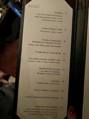 Menu photo 4 Pianeta Truckee, CA