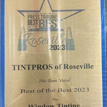 Tintpros - Best of the Best 2023 - Car Window Tinting Near Me - Roseville, California Tintpros - Best of the Best 2023 - Car Window Tinting Near Me - Roseville, California