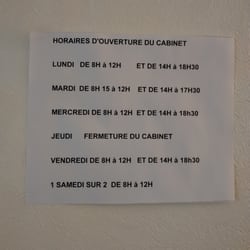 Costello Françoise - Les horaires.