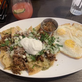 Beach Plum Kitchen - Machaca Green Chilaquiles - New American Near Me - Carlsbad, California