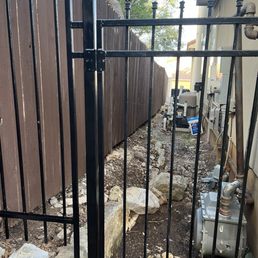 New gate from our previous fence New gate from our previous fence